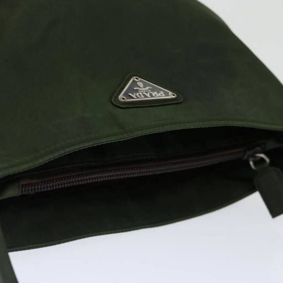 PRADA Shoulder Bag Nylon Khaki Auth bs13407 - Picture 6 of 16